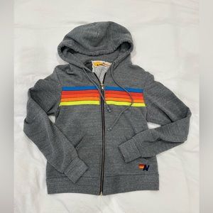 Aviator Nation 5 Stripe Hoodie